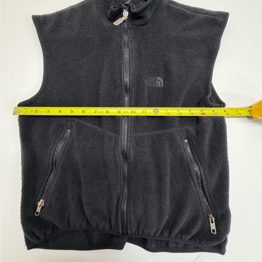 Vintage The North Face Denali Fleece Vest Black Small Made in USA 90s Gorpcore - Picture 5 of 6